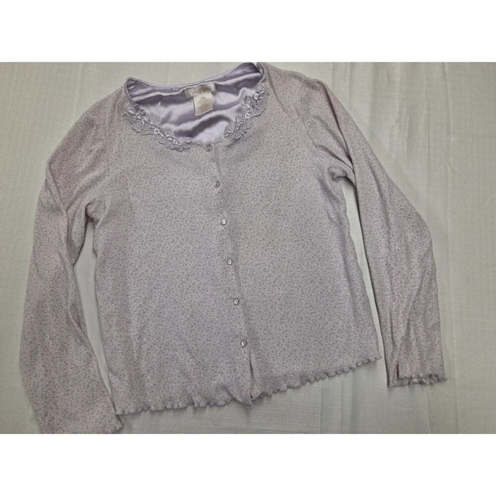 Vintage Y2K Secret Treasures Lilac Floral Pajama Set (Womens Small)